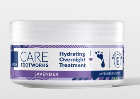 FOOTWORKS LAVENDER OVERNIGHT CREAM RESTAGE JAR