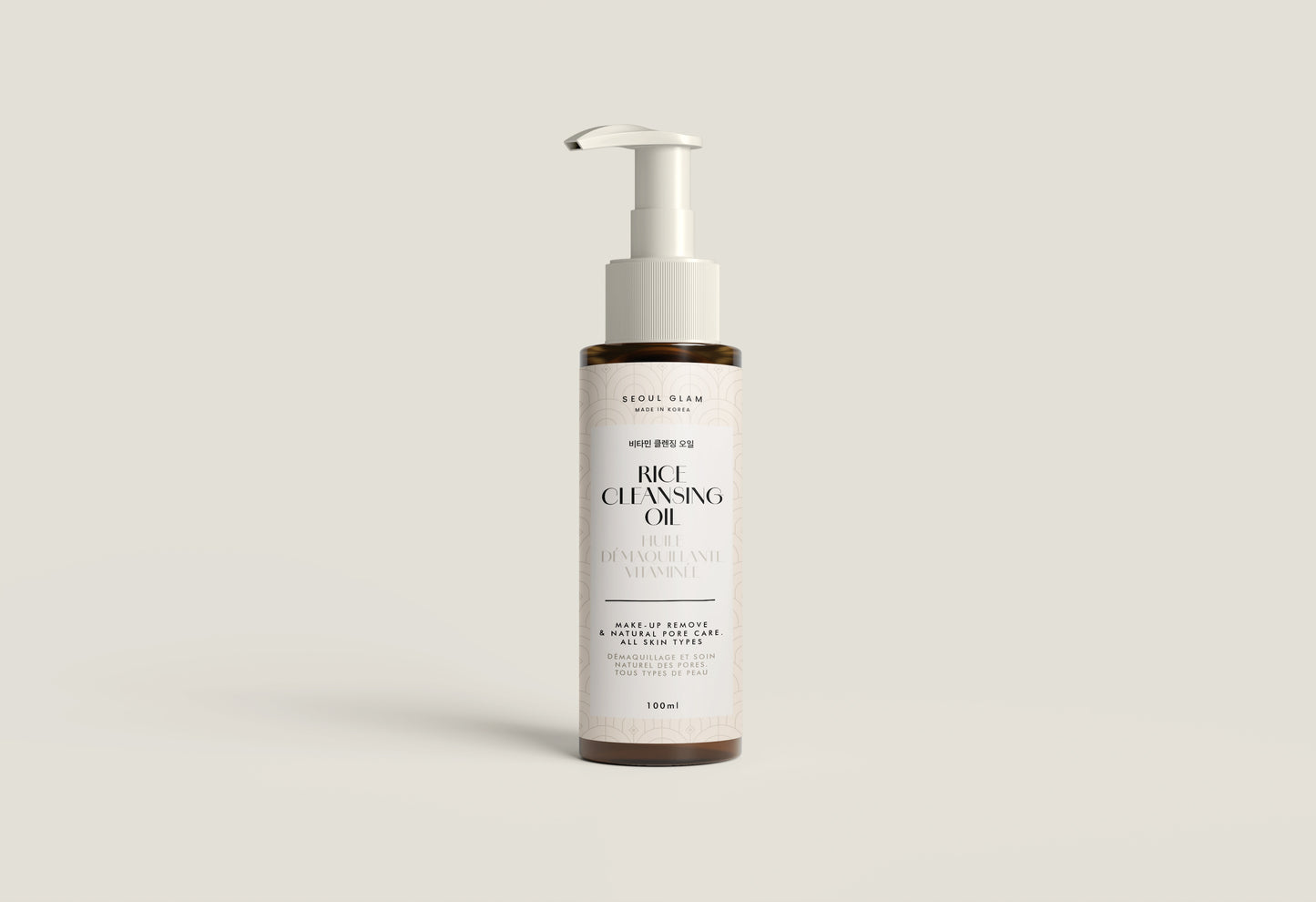 SEOUL GLAM Mousse nettoyante au riz 200mL