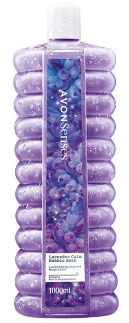 SENSES LAVENDER CALM BUBBLE BATH 1000ML